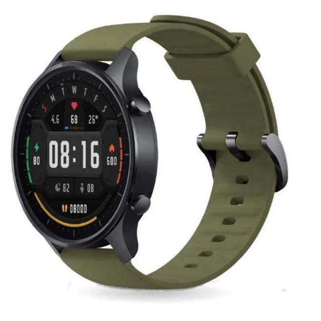 ساعة Mi Smart Watch Color باللون الأسود والفضي. - SW1hZ2U6NzcwODg=