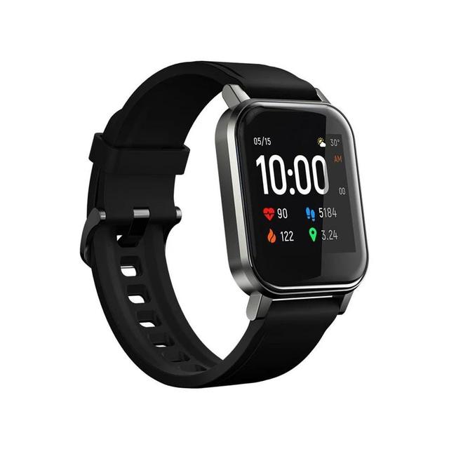 ساعة mi haylou smart watch ls02 الذكية سوداء - SW1hZ2U6NzcxMDQ=