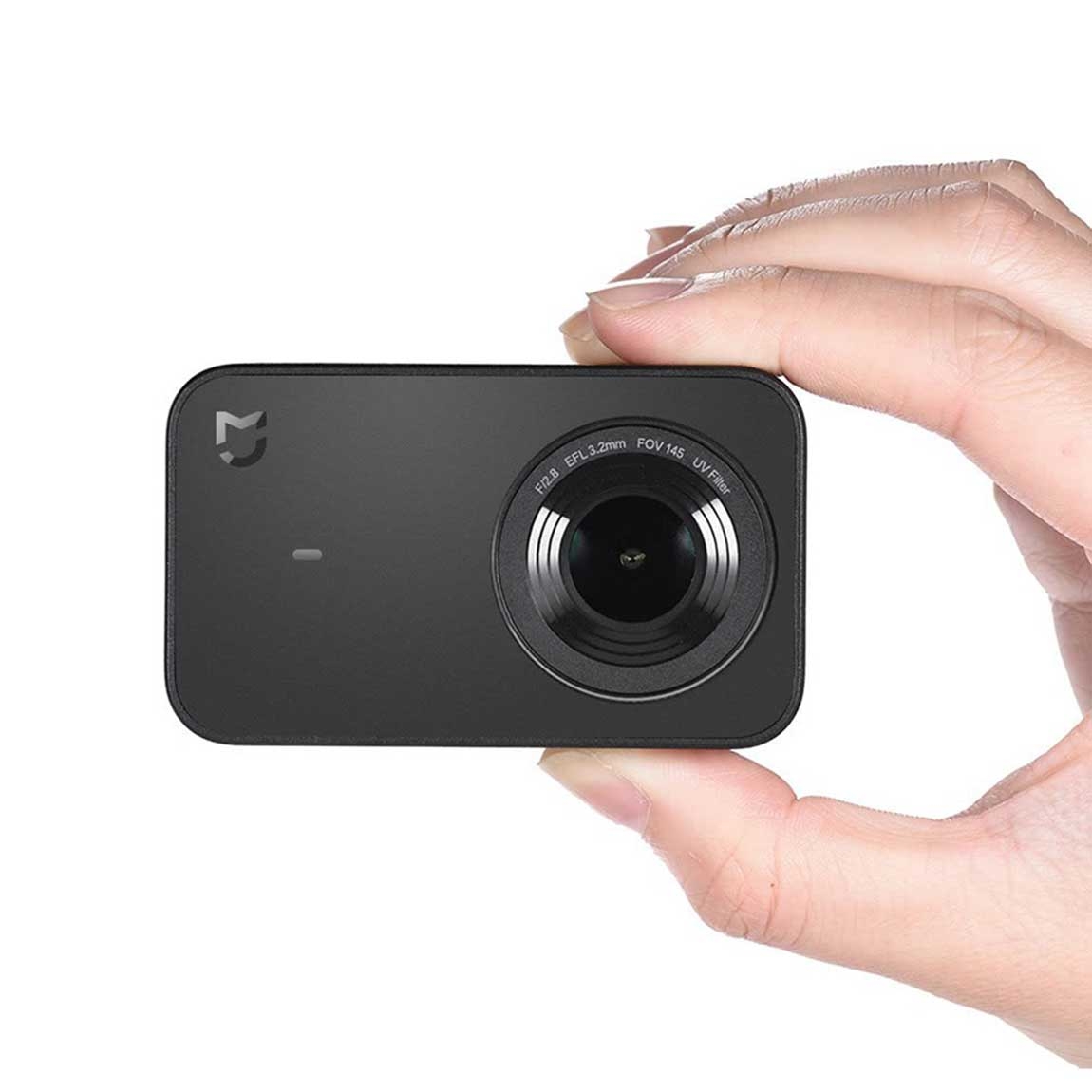 أدوات تصوير كاميرا Mijia 4K sports Xiaomi Mijia Panoramic 360° مع حامل ضد الإهتزاز وبطارية إضافية من شاومي سوداء