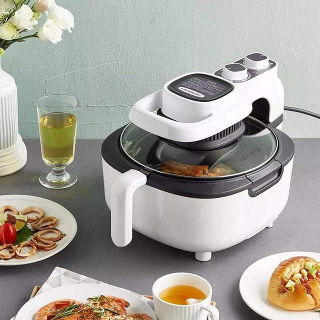 xiaomi youpin liven kz j5000a oil free fryer 5l electric hot air fryers cooker for healthy oil free low fat cooking 1 60min timer 220v 1100w - SW1hZ2U6Nzg5ODU=