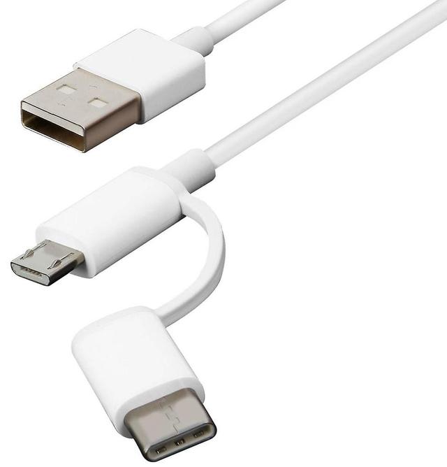 كابل  شحن USB ونقل بيانات المتعدد (Mi 2-in-1(Micro USB to Type C - شاومي - SW1hZ2U6NjAzOTg=