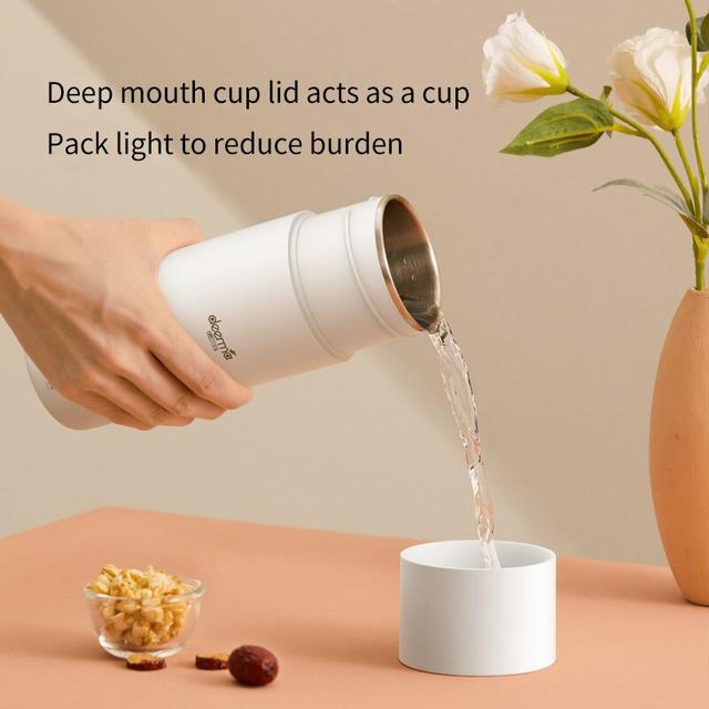 Xiaomi deerma portable electric kettle thermal cup 350ml water bottle temperature control smart water kettle - SW1hZ2U6Mjk5NzQx