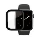 حامي شاشة الساعة الذكية بإطار أسود PanzerGlass Apple Watch 4/5/6/SE 44mm Screen Protector - Full Body Coverage w/ AntiMicrobial Surface Protection, Easy Installation - SW1hZ2U6ODUyNjc=