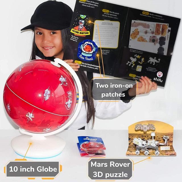 playshifu Orboot Mars by PlayShifu (App Based) - Interactive AR Globe for Planet Mars Research, Space Adventure Educational Toy for Boys & Girls - SW1hZ2U6ODcxNDc=