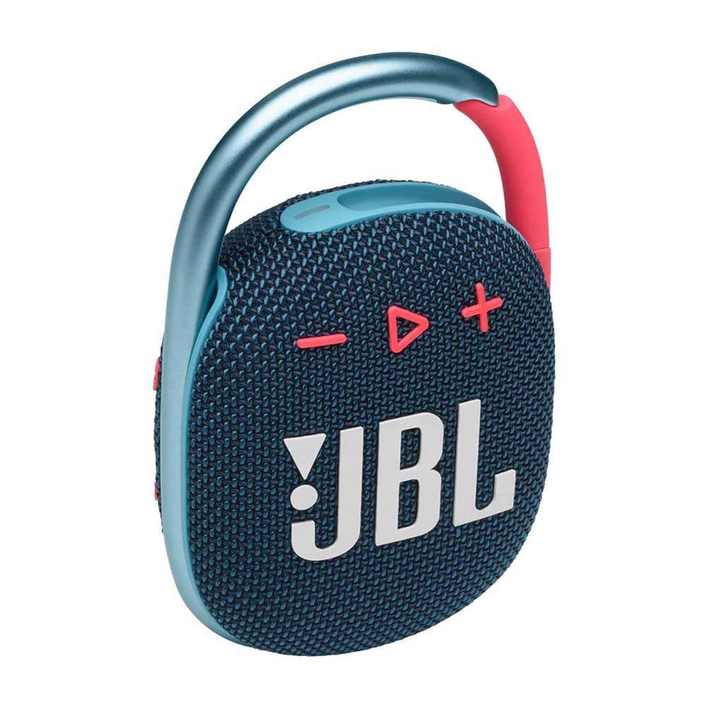 سبيكر محمول JBL Clip 4 Portable Wireless Speaker - Blue/Pink