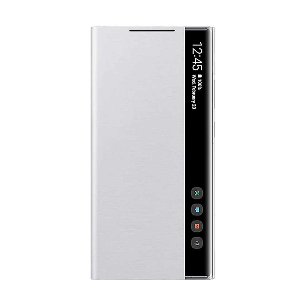كفرSamsung Smart Clear View Cover for Note20 Ultra  - Mystic Silver