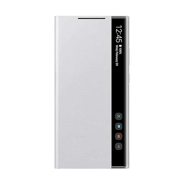 كفرSamsung Smart Clear View Cover for Note20 Ultra  - Mystic Silver - SW1hZ2U6MTAxNTg4