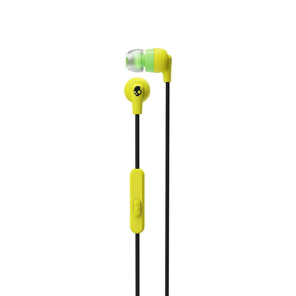 سماعة Skullcandy Inkd+ In-Ear Headphones with Mic - Electric Yellow