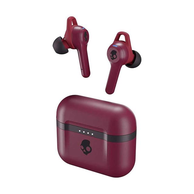 سماعة لاسلكية -Skullcandy Indy Evo True Wireless In-Ear Earphones - Deep Red - SW1hZ2U6MTAxNjE0