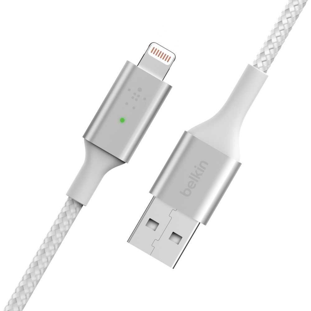 سلك ايفون 1.2 متر بيلكن Belkin Boost Charge MFI Lightning to USB-A Cable 1.2m - cG9zdDo5MjgwMg==