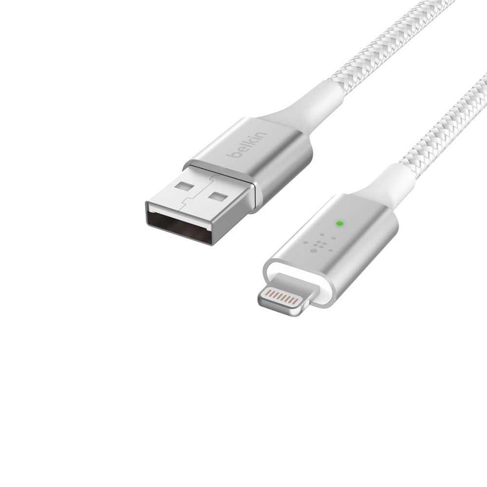 سلك ايفون 1.2 متر بيلكن Belkin Boost Charge MFI Lightning to USB-A Cable 1.2m - cG9zdDo5MjgwNA==