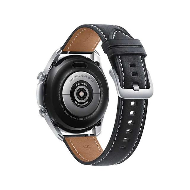 ساعة سامسونج الذكية Samsung Galaxy Watch 3 45mm - Mystic Silver - SW1hZ2U6MTAxNTM5