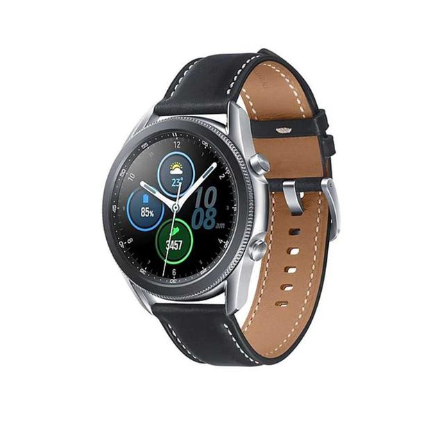 ساعة سامسونج الذكية Samsung Galaxy Watch 3 45mm - Mystic Silver - SW1hZ2U6MTAxNTQz