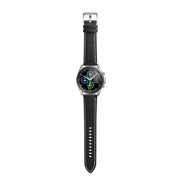 ساعة سامسونج الذكية Samsung Galaxy Watch 3 45mm - Mystic Silver - SW1hZ2U6MTAxNTQ3