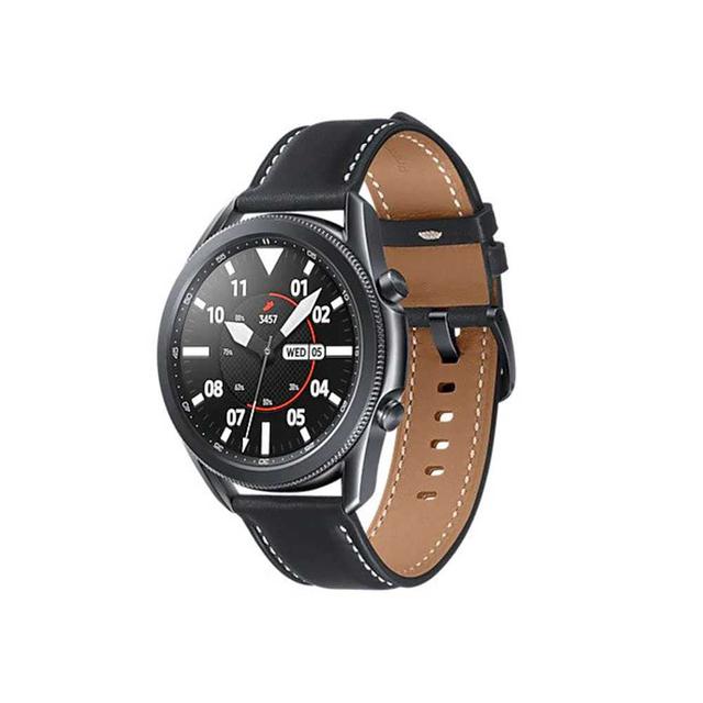 ساعة سامسونج الذكية Samsung Galaxy Watch 3 45mm  - Mystic Black - SW1hZ2U6MTAxNTUy