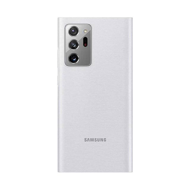 Samsung Smart Clear View Cover for Note20 Ultra - Mystic Silver - SW1hZ2U6MTAxNTkw