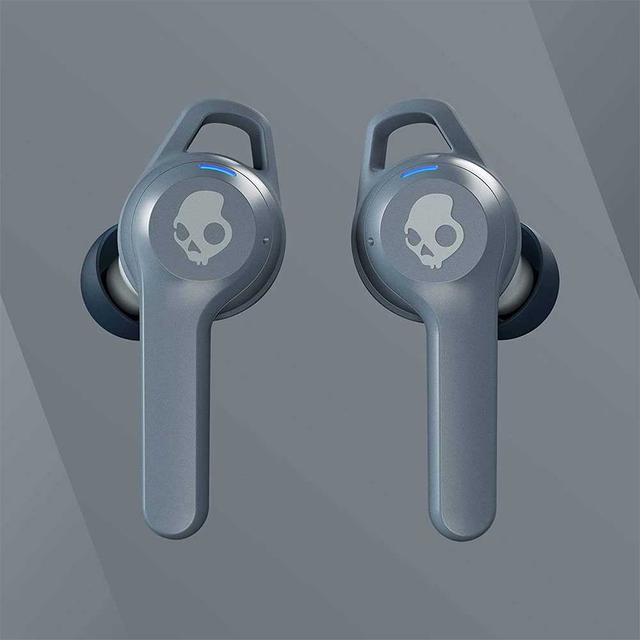 Skullcandy Indy Evo True Wireless In-Ear Earphones - Chill Grey - SW1hZ2U6MTAxNjM2