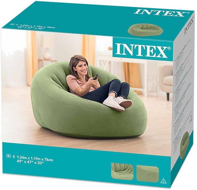 Intex Inflatable Chair Beanless Bag Club - SW1hZ2U6MTAyMDg2
