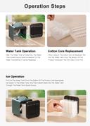 Xiaomi Youpin Mini negative ion air conditioning fan-white - SW1hZ2U6OTA5NDU=