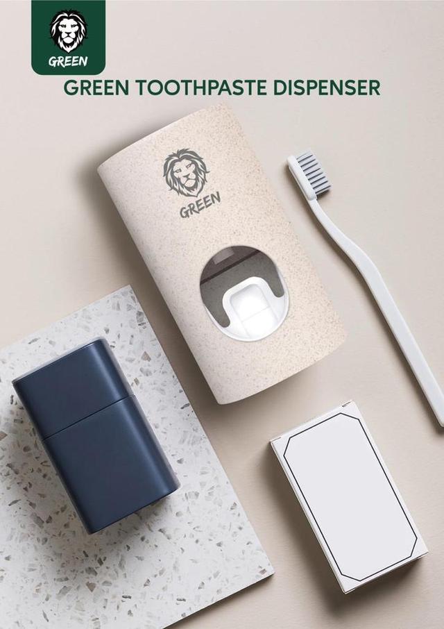 Green Lion Green Toothpaste Dispenser - SW1hZ2U6MTA3NzIz