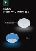 Green Lion Belfast Multifunctional LED, Touch/Switch, Bright White Effect & Blue-Ray, USB Charging - White - SW1hZ2U6MTA3NzI1