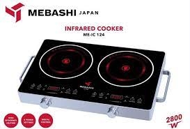 موقد غاز صغير مسطح كهربائي ميباشي Mebashi Infrared Cooker 81x10x81 cm