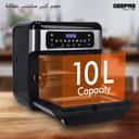 Geepas Compact Powerful 1500W 9 In 1 Air Fryer Oven with 10L Capacity & 9 Preset Functions GAF37518 - SW1hZ2U6MzI5NDQ4
