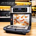 Geepas Compact Powerful 1500W 9 In 1 Air Fryer Oven with 10L Capacity & 9 Preset Functions GAF37518 - SW1hZ2U6MzI5NDQ2