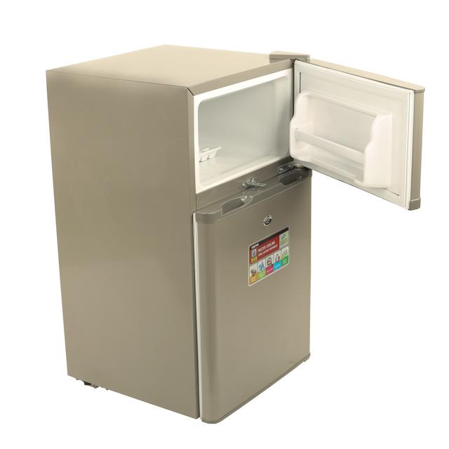 Geepas 125l Doubledoor Silver Defrost Refrigerator1x1 - SW1hZ2U6MTQ5MjA1