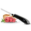 Geepas 150W Electric Knife - Serrated Carving Knife - Can Cut Turkey, Meat, Bread, Vegetables, Fruits, Ham, and Cooked Beef - Single Start Button & Eject Button - SW1hZ2U6MTM2OTA4