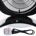 Geepas GF969-OR 14'' Rechargeable Fan - Personal Portable Fan with 20Pcs Bright LED Light & 3-Speed Electric USB Travel Fan for Office, Home and Travel Use - SW1hZ2U6MTM3NzMw