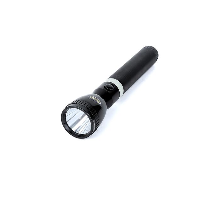 Geepas Rechargeable LED Flashlight 287mm- Hyper Bright White with 4-5 Hours Working & 2500mAh Battery - Ideal for Patrolling, Trekking, Emergency Power Cut - SW1hZ2U6MTM3Nzg1