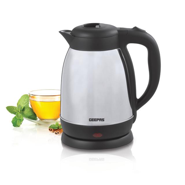 Geepas 1.5 Litre Capacity, Boil Dry Protection Stainless Steel Kettle GK5459 - SW1hZ2U6MTQwMzY2