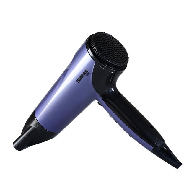 Geepas GHD86017 Compact Hair Dryer 1800W - Portable Ionic Fast Drying Blower with 3 Heat & 2 Speed Settings, Cool Shot - Removable Filter - Quickly Dry & Style Hair - SW1hZ2U6MTM5MTM1