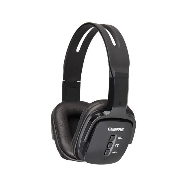 سماعات رأس لاسلكية Geepas Wireless Bluetooth Headphones