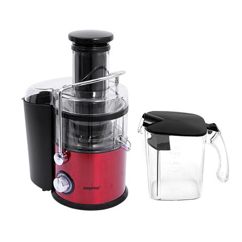 Geepas GJE5437 800W Centrifugal Juicer - 2.2 L Pulp Container Machine Juice Extractor with 75MM Wide Mouth - 2 Speed, Stainless Steel Body, Non-Slip Feet - SW1hZ2U6MTM5OTg1