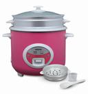 Geepas 1.8L Deluxe Ricer Cooker 700W - Non-Stick Inner Pot - Cook/Steam/Keep Warm Function- Make Rice & Steam Healthy Vegetables - 2 Years Warranty - SW1hZ2U6MTQyNzY3
