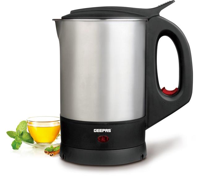 Geepas 1.7L Electric Kettle 2200W - Portable Lightweight with Comfortable Handle - Automatic Cut Off - Stainless Steel Body - Boil Water, Milk, Tea & Coffee- 2 Year Warranty - SW1hZ2U6MTQwMDcx