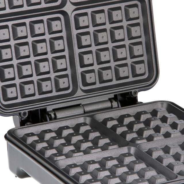 جهاز الوافل 4 قطع 1100 واط مقاوم للإلتصاق جيباس Geepas Waffle Maker - SW1hZ2U6MTQ4MDgz