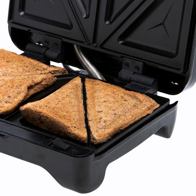 Geepas GSM36509UK 3-in-1 Sandwich Toaster - Portable Grill And Waffle Maker, Cool Touch Housing, Compact Storage, Non-Stick Coating Plate, With Indicator Lights - 2 Years Warranty - SW1hZ2U6MTQzOTMw
