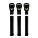 Geepas 3 IN 1 Family Pack Rechargeable Led Flashlight - Hyper Bright White 2000M Range Portable Torch High Beam LED Flashlight- Water Proof Pocket Flashlight with Charger & battery - 2 Years Warranty - SW1hZ2U6MTM4MTQw