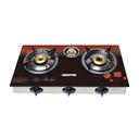 Geepas GGC31012 3-Burner Gas Cooker Size 70mm, 40mm & 90mm Respectively - Ergonomic Design, Automatic Ignition, 3 Heating Zones -Stainless Steel Frame & Tray - SW1hZ2U6MTM4NDU1