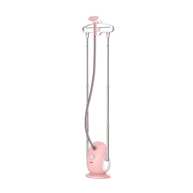 Geepas 1800W Garment Steamer - Auto Off Adjustable Poles, 3 Steam Levels, Overheat & Thermostat Protection, 1.7L Water Tank, 45s Heat Time - 2-Year Warranty - SW1hZ2U6MTM4NTI5