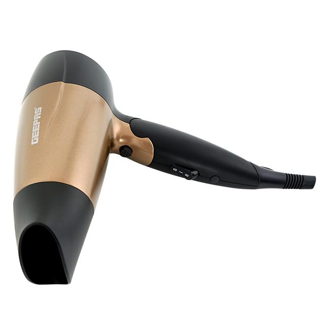 Geepas 1600w Mini Hair Dryer With Foldable Handle 2-Speed & 2 Temperature Settings Cool Shot Function -Ideal For All Types Of Hairs 2 Years Warranty - SW1hZ2U6MTM4NzI5