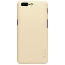 Nillkin OnePlus 5 Frosted Hard Shield Phone Case Cover with Screen Protector - Gold - Gold - SW1hZ2U6MTIyOTE4
