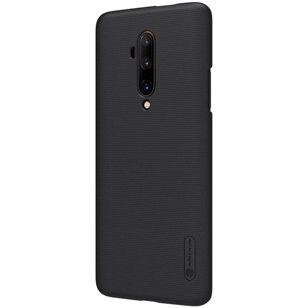 كفر موبايل Nillkin OnePlus 7T Pro Mobile Cover Super Frosted Hard Phone Case with Stand - Black - cG9zdDoxMjI5OTE=
