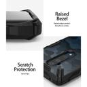 Ringke Case for OnePlus 7T Pro Hard Back Cover Fusion-X Design Ergonomic Transparent Shock Absorption TPU Bumper Phone Case Cover (Compatible with OnePlus 7T Pro) - Camo Black - Black - SW1hZ2U6MTMwMjk1