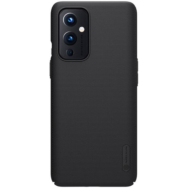 Nillkin Cover Compatible with OnePlus 9 Case Super Frosted Shield Hard Phone Cover [ Slim Fit ] [ Designed Case for Oneplus 9 UK Version ] - Black - Black - SW1hZ2U6MTIxNTAz