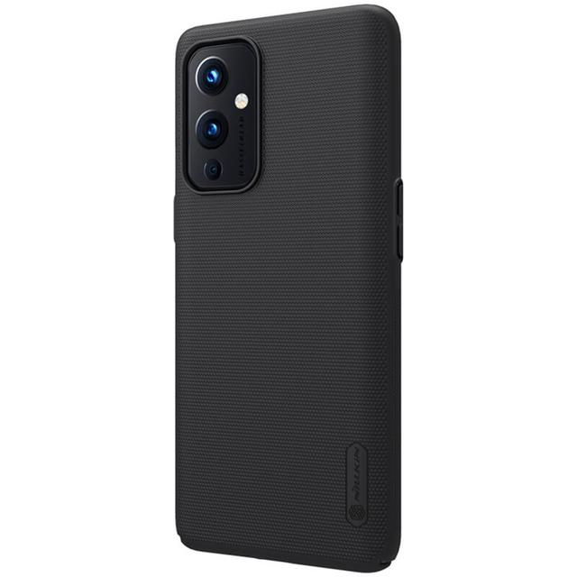 Nillkin Cover Compatible with OnePlus 9 Case Super Frosted Shield Hard Phone Cover [ Slim Fit ] [ Designed Case for Oneplus 9 UK Version ] - Black - Black - SW1hZ2U6MTIxNTA1