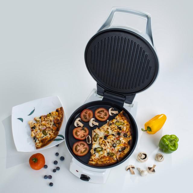 Geepas Portable Design 1800W Pizza Maker with 32 Cm Non-stick Baking Plate & Power-On Indicator GPM2035 - SW1hZ2U6MTQyMzc4